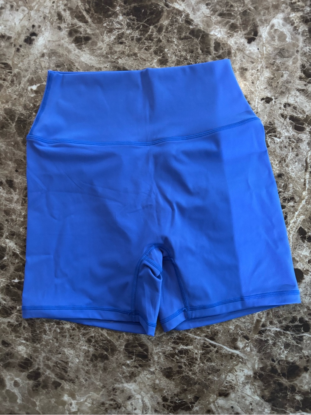High-Waist Women’s Active Shorts - Cobalt Blue